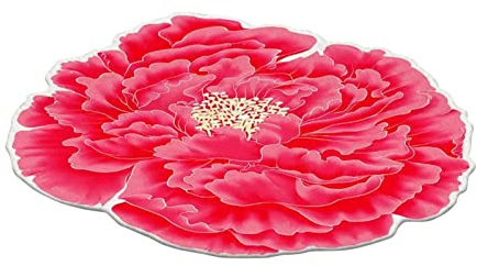 Rifuli Wärmeübertragung 3D-geformte Blumen-Bodenmatte, Sofa, Schlafzimmer, Wohnzimmer, Teppich Autoteppich Spielteppich 90 (C, One Size)