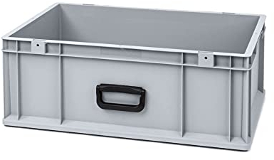 PROREGAL Eurobox NextGen Portable Uno | HxBxT 22x40x60cm | 44 Liter | Eurobehälter, Transportbox, Transportbehälter, Stapelbehälter
