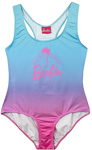 Barbie simdräkt | Malibu Beach Baddräkt för kvinnor | Rosa One Piece baddräkt för kvinnor | XL | Officiella varor