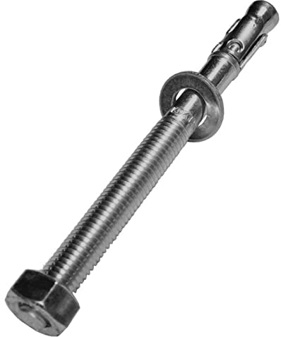 Lumonic Schwerlastdübel M12 x 160mm | hochwertige Edelstahl V4A Keilanker | Durchsteckmontage, SOFORT BELASTBAR | Betonanker, Schwerlastanker | für Überdachungen, Geländer, Regale, Trennwände