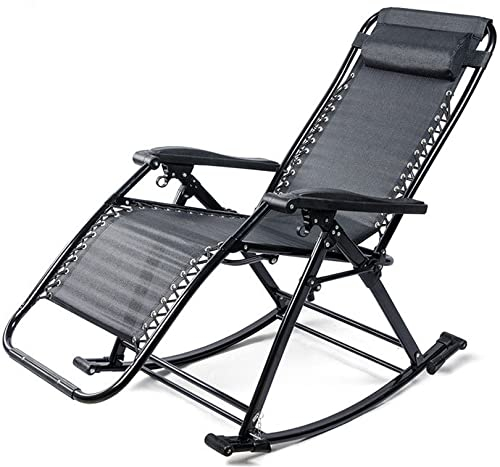 ZWDCVFGK Sonnenliege, Garten-Schwerelosigkeitsstuhl, Sonnenliegen, Liegestühle, Verstellbarer Schwerelosigkeits-Liegestuhl, Strandstuhl, Schaukelstuhl, Faltbare Sonnenliege