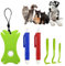 SGERUFZ 6 Pcs Pince à tiques pour homme et chien Carte à tiques Kit complet pour enlever les tiques 3 outils de formes différentes