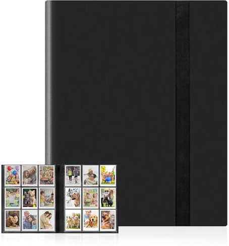 Karten Sammelalbum,360 Seitentaschen Groß Sammelkarten Album, Sammelheft Sammelkarten Ordner,9-Taschen Design,Geschenk für Karten Sammler/Erwachsener/Kinder Geburtstag