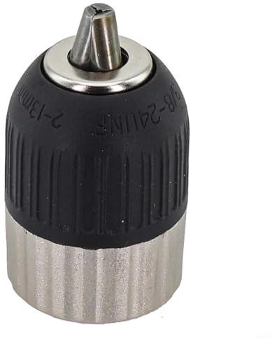 Adaptador de portabrocas de cambio rápido sin llave de 213 mm 3/8 24UNF tipo de autobloqueo para destornillador de impacto con sujeción segura de brocas