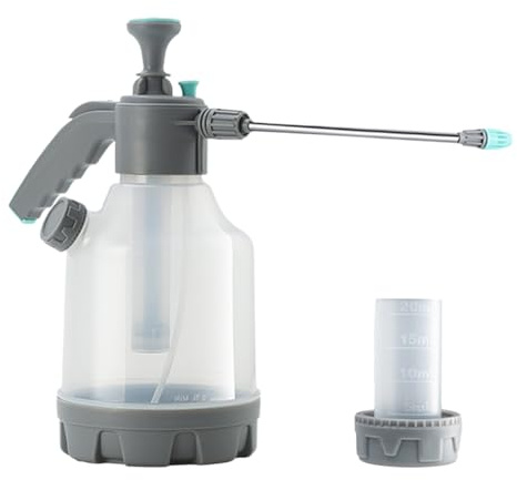 Zuasdvnk Pulvérisateur à pompe | Pulvérisateur de jardin 3L Bouteille d'eau | Réservoir manuel avec tuyau adapté à l'arrosoir pour pelouse fleurs Patio