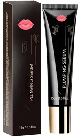 Elycura Lip Booster Sérum Elycura Plumpy pour les lèvres - Booster de lèvres Plumpy avec acide hyaluronique - Huile de soin pour des lèvres plus pulpeuses et plus douces - Hydratant longue durée