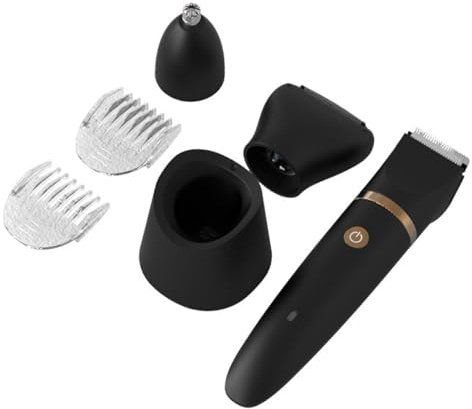 Alide Manscape Body Trimmer für Männer 3-in-1, IPX7 wasserdicht, wiederaufladbarer Körperrasierer mit 2 Aufsätzen, schmerzfreier Nasenhaartrimmer für Männer
