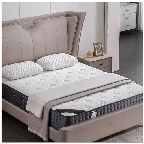 Mattress,Gel Memory Foam 7 Zone Orthopedic Double Mattress Pocket Sprungs Wave Memory Foam Hybrid Mattress,with Breathable Soft Knitted Fabric Cover,20cm,135X200cm