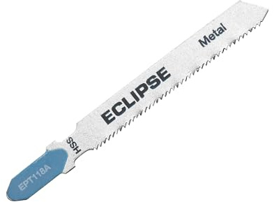 Eclipse Professional Tools EPT118A 5 Stück 24 TPI Feinschnitt Stichsägeblätter für Metall (75 mm)