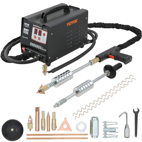 VEVOR 110V Spot Welder Dent Puller, 3000W Stud Welder Dent Repair Kit, 7 Models Spot Welding Machine for Car Body Dent Repair