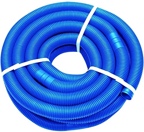 well2wellness® Poolschlauch 32mm - Blauer Schwimmbadschlauch - Teilbar - Formstabil - 12 Meter
