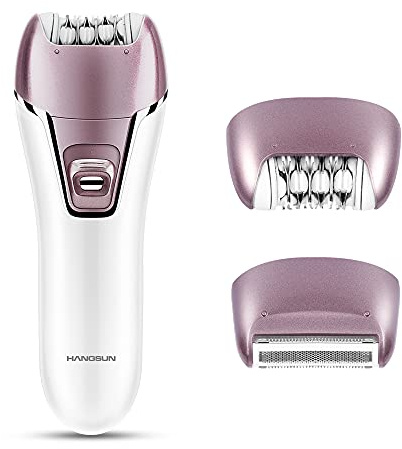 Hangsun Epilators for Women 2 in 1 Cordless Epilator and Electric Lady Shaver F270 Rechargeable Hair Removal Kit for Face, Bikini, Leg, Arms