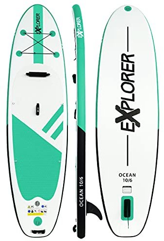 Rix Sup Set Ocean 10,6 Mint Schwimmbrett, 320 x 84 x 12,7 cm, Unisex, für Erwachsene, Mehrfarbig, Einheitsgröße