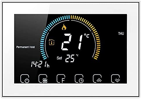 Termostato WiFi Beca BHT-8000GCLW control caldera de gas, contacto seco, termostato inteligente