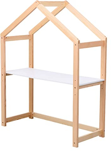 Bureau cabane évolutif pour enfant MARTIN en bois, style scandinave