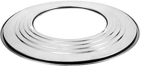 Housoutil 31cm Stainless Steel Round Steamer Rack and Canning Stand, Pressure Cooker Rack Compatible for Soup Pots, Kitchen Steaming Tray for Roasting and Food Preparation