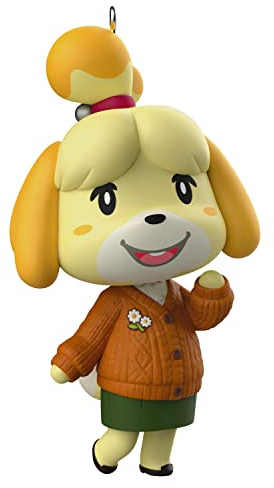 Hallmark Keepsake Weihnachten Ornament 2023 Nintendo Animal Crossing Ornament Isabelle Geschenke für Gamer