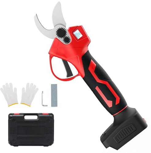 JUDANNA Akku Gartenschere für Makita 18V Schnittmaschine Zum Beschneiden Von Bäumen Sträuchern Sowie Obstbäumen, Elektrische Gartenschere Akku Astschere mit bürstenlosem Motor 30mm Schnittdurchmesser