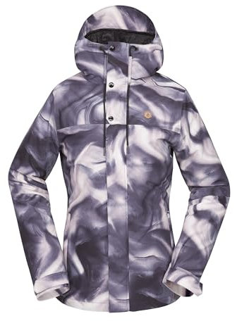 Volcom Bolt Insulated Snowboard Ski Winter Hooded Jacket Giacca da Neve, Nirvana S5, Medium Donna