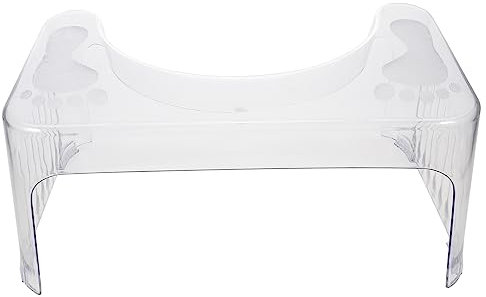 RORPOIR Toilettenhocker Erhöhter Fußhocker Für Badezimmer Anti-rutsch-Design Langlebig Und Tragfähig Kleiner Hocker Für Zuhause Als Sitz Und Tritthilfe Nutzbar