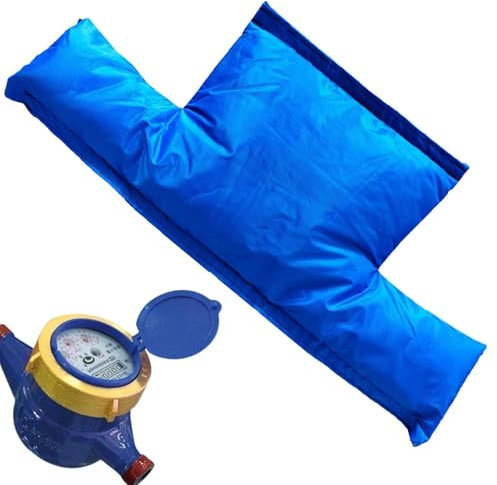 Wasserzähler Isolierabdeckung,isolierte Wasserzählerabdeckung,Wasserleitungsisolierung Wasserzähler Lock Gefrierschutz Wärmekonservierungsbeutel - Wetterfeste 3-Wege-Pumpenschutz für Gefrierschutz