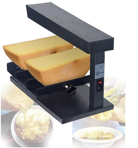 Fusión Eléctrica Parrilla Queso Derretidor Queso en Forma Media Rueda Calentador de Ajustable Inclinable Calentador de Queso para Cafetería