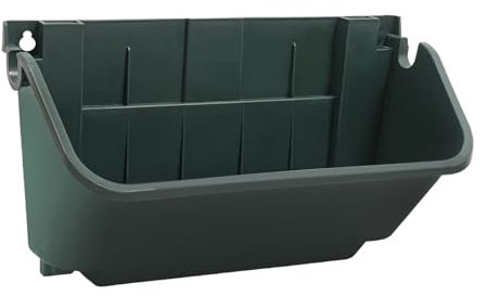 Vertikale Wand-Pflanzgefäße 18er-Set Rechteckiges Pflanzgefäß mit Tropfbewässerungssystem, 350ml Wandpflanzgefäß 70kg Wandgarten 33*14*18.5cm Vertikaler Gartenfür Balkon Garten, Dunkelgrün