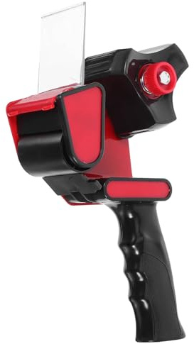 TIDTALEO Handheld 48mm Packing Tape Dispenser with Handle, Heavy Duty Carton Sealing Tape Cutter for Office, Warehouse, and Shipping Use