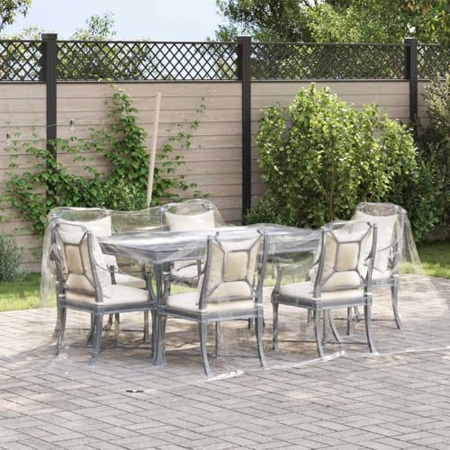 Kaloriko Cubierta transparente para plantas, 2 x 12 m, lona de PVC con ojales, material de cobertura impermeable para jardín, bancal y bancal elevado como protección contra malas hierbas y protección