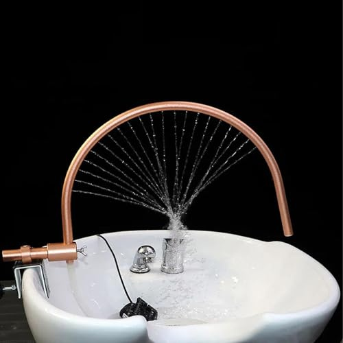 Support De Circulation D'eau For Lit De Shampoing, Cadre De Spa For Tête De Circulation D'eau De Robinet, Douche Réglable En Arc De 180 ° For Salon De Coiffure, Usage Domestique