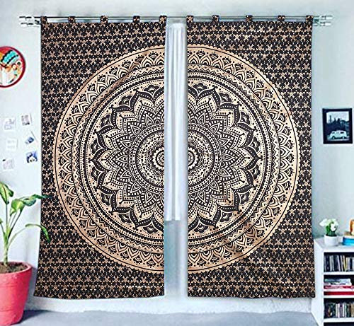 Fenster tratments & Querbehang Wohnzimmer Decor Handgefertigt Wand aufhängen Baumwolle Mandala Tapisserie Vorhang