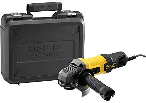 STANLEY FATMAX FMEG220K-QS Smerigliatrice Elettrica a Filo con Valigetta, 850 W