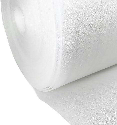 PE-Schaumfolie Trittschalldämmung Dämmunterlage Dämm 2mm Schaumfolie Parkett Fußboden Bodenunterlage Unterlage Dämmung Boden Laminat Fußbodenheizung (Stärke: 2mm, 700m²)
