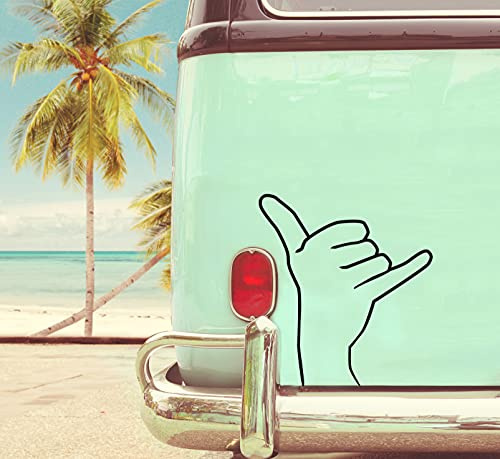 Wohnmobil Aufkleber Campervan Shaka Hand Auto – Großer Autoaufkleber für Camper Aufkleber & Van – Outdoor Geschenk