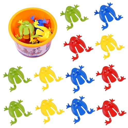 TOYANDONA 1 Set Frosch-Springspielzeug Für Kinder Lernspielzeug Springfrosch Party-Flip- Sprungspielzeug Spielzeug Kleinkind Hüpfspielzeug Baby Weich