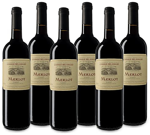 Lazio IGT Merlot Casale del Giglio 6 Bottiglie 0,75 L