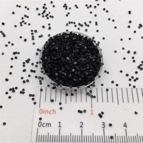 30g/Lot 1mm Dot Lose Pailletten Glitter Pailletten Für DIY Nail Craft, Craft Making, Hochzeitsdekoration Konfetti Großhandel-Schwarz,150g