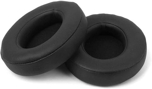 MinHutYa Studio 3 - Cuscinetti di ricambio compatibili con cuffie Beats by Dr.Dre Studio 2.0 B0500 B0501 cablato/wireless e Studio 3.0 Over-Ear (blu cristallo) (nero)