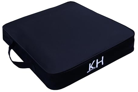 KIMI HOUSE Black Stadium Seat Cushion - Portable and Extra Thick for Any Outdoor Events