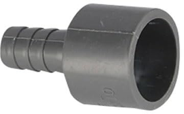 zlj6688 Raccordo di riduzione in PVC da 20 a 10 mm Raccordo rapido for tubo flessibile Raccordo for tubo rigido in plastica Raccordo for tubo in PVC Raccordi for tubi 4 pezzi(Grey 4PCS)