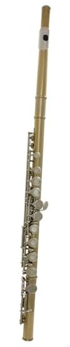 Querflöte Instrument 16-Loch-Flöte Goldene Silberne Schlüsselflöte Mit Aufbewahrungsbox Zubehör Professionelles Holzblasinstrument