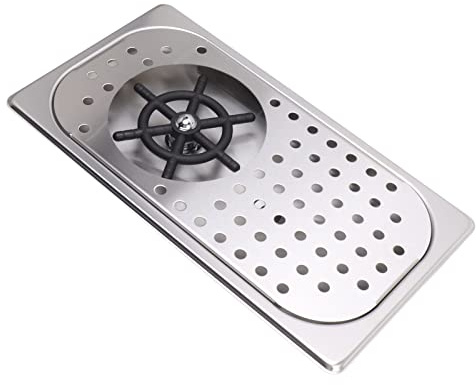 Rinceuse à Verre, Rinceuse de Pichet, Rinceuse de Tasse en Acier Inoxydable 304, Lavage Haute Pression élégant avec Tuyau de Bac d'égouttage pour Cuisines, Cafés,