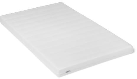 Amazon Basics Matelas en Mousse Confortable, H3, Fermeté Moyenne, Certifié Oeko-Tex, Housse Lavable, Hauteur 13cm, Taille 100cm x 200cm