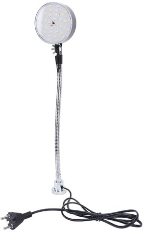 LED-Schreibtischlampe, 30 Cm Flexible Schwanenhalsleuchte, LED-Maschinenleuchte mit Magnetfuß, Arbeitsleuchte für Werkstatt, CNC-Drehmaschine, Fräsmaschine, Nähmaschine,