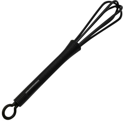 GENERICOFrusta Elettrica Senza Fili Per Tintura Dei Capelli, Frusta Di Plastica Da Salone, Miscelatore E Agitatore Per Salse, Sughi E Uova, Kit Da 5 Pezzi, Nero