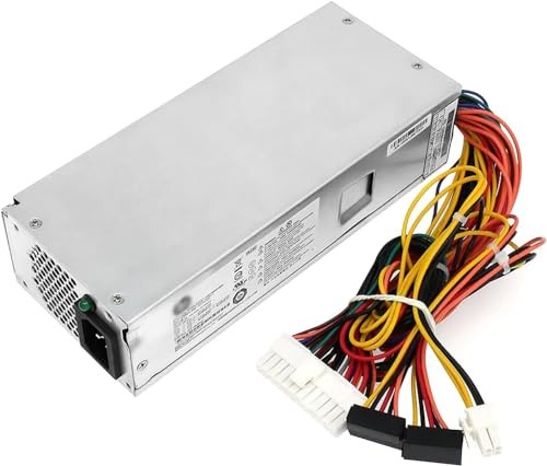Fuente de alimentación de 220W Compatible con HP Pavilion Slimline Serie S5, S5-1xxx, S5-1024, PC de sobremesa S5-1110D, S5-1002LA, S5-1010 TouchSmart 310-1205LA, 633195-001, PCA222, FH-ZD221MGR