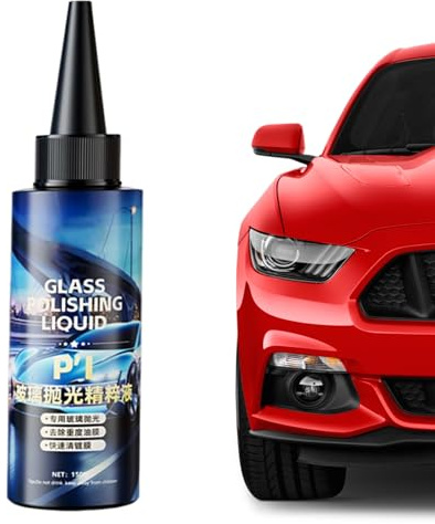 Pulitore Pellicola Vetro Auto - Detergente per Parabrezza da 150ml,Lucidante per Carrozzeria Fanali Pneumatici Garage e Moto