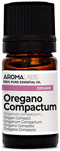 Orégano Compacto BIO (Origanum compactum) - 5 mL - Aceite Esencial Quimiotipado y Certificado AB - Aroma Labs