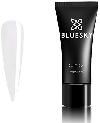BLUESKY GUM GEL CLEAR GUM 60G GEL UV/LED SOAK OFF BUILDER GEL NAIL POLISH, CREATE EXTENSIONS, SCULPT AND ENCHANCE NAILS