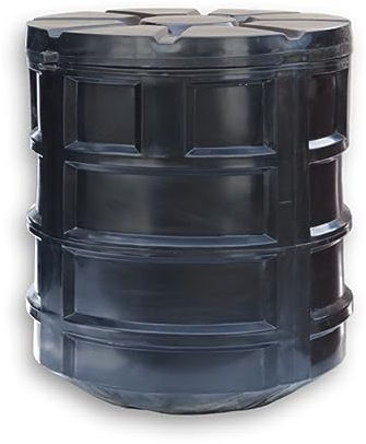 Varile Universalschacht 80 x 80cm mit Boden, Brunnenschacht aus Kunststoff I 340L Erdfass